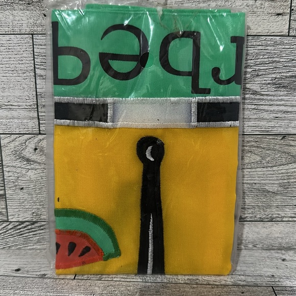 Grill appliqué garden flag 11”x15” new - Picture 2 of 3